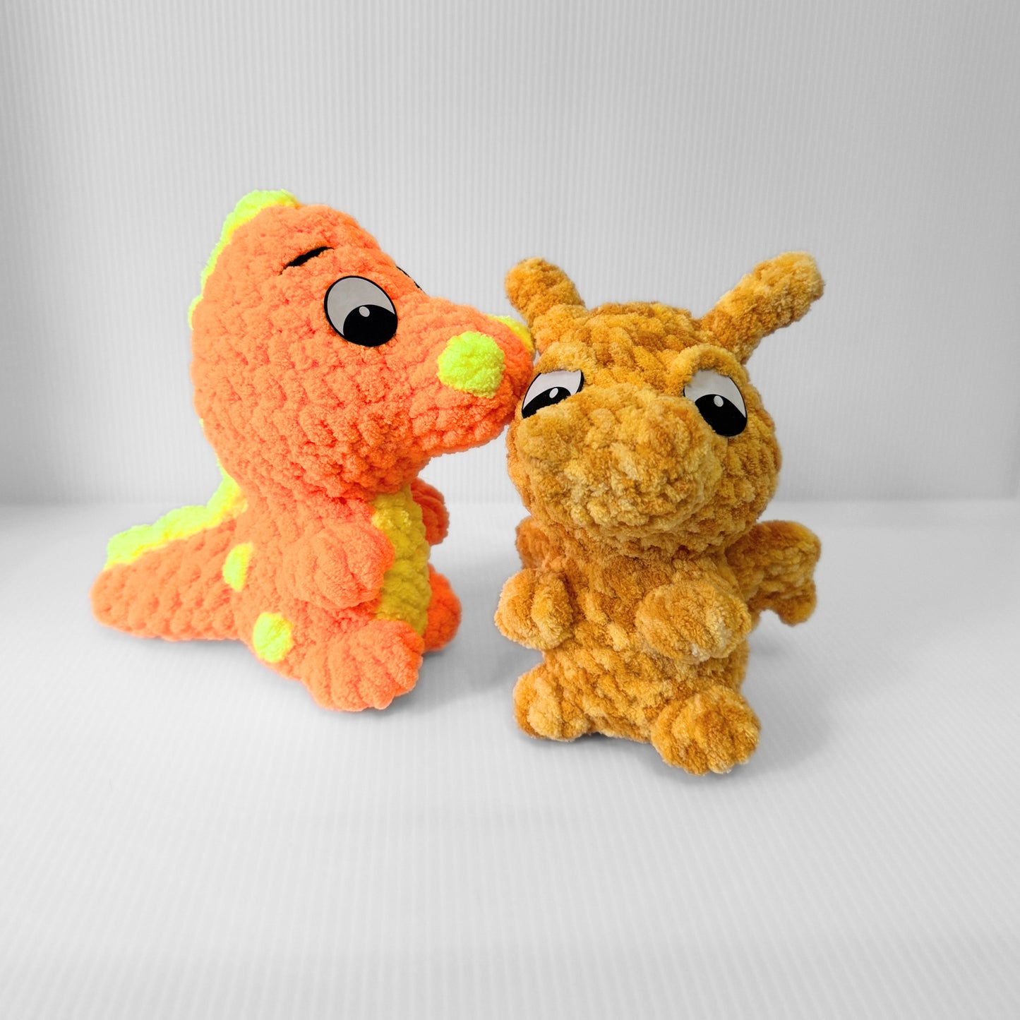 Mythical Creatures — Handmade Crochet Dragon Dinosaur Plushie