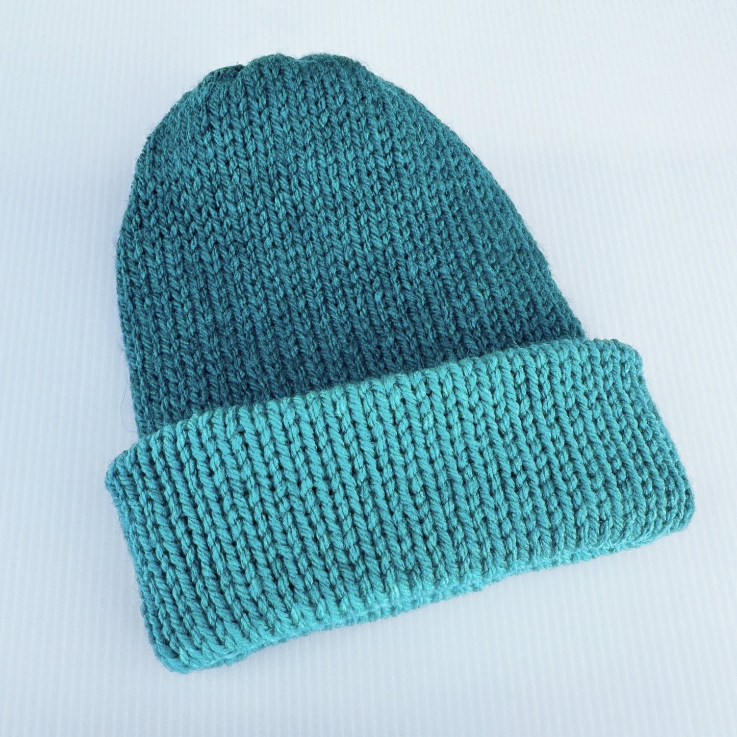 Chunky Knit Beanie: Multi - Colored Acrylic Winter Hat - pursuitofcraftyness
