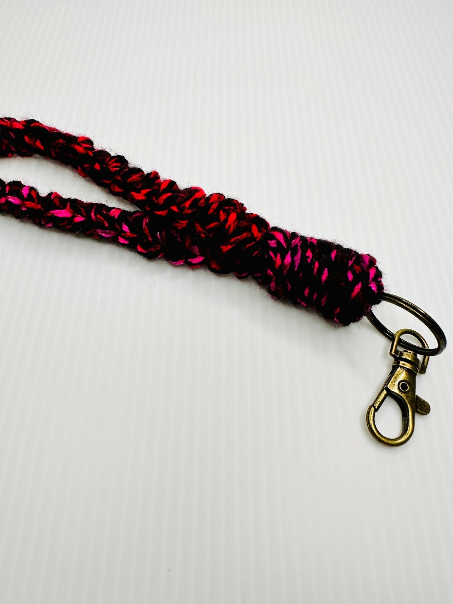 Crochet Wristlet Keychain: Handmade Acrylic Fashion Accessory - pursuitofcraftyness