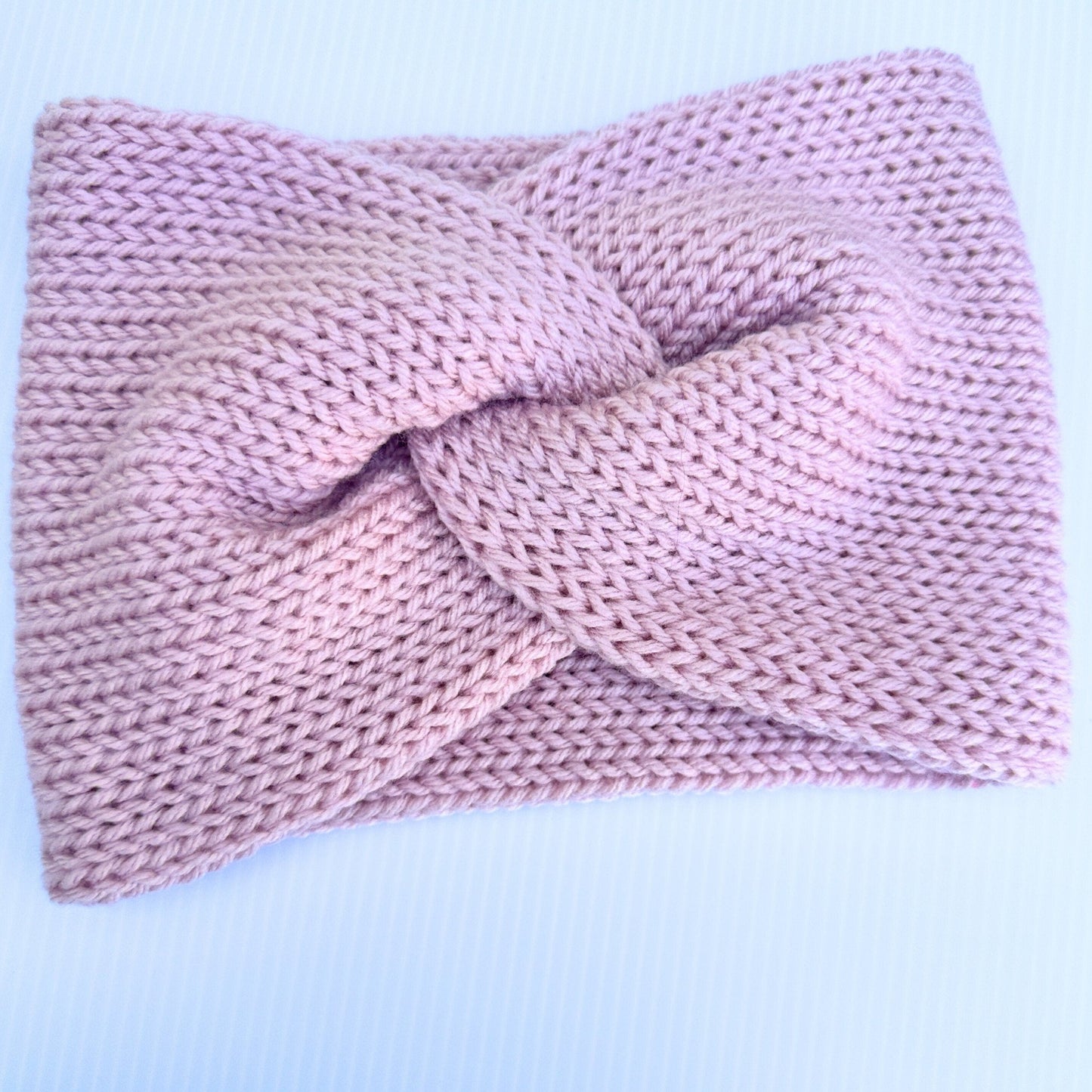 Knit Ear Warmer Headband: Adult Winter Fashion Ear Muff - pursuitofcraftyness