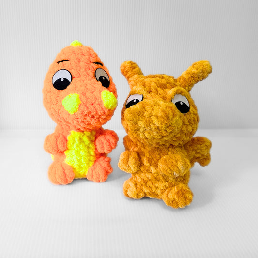 Mythical Creatures — Handmade Crochet Dragon Dinosaur Plushie