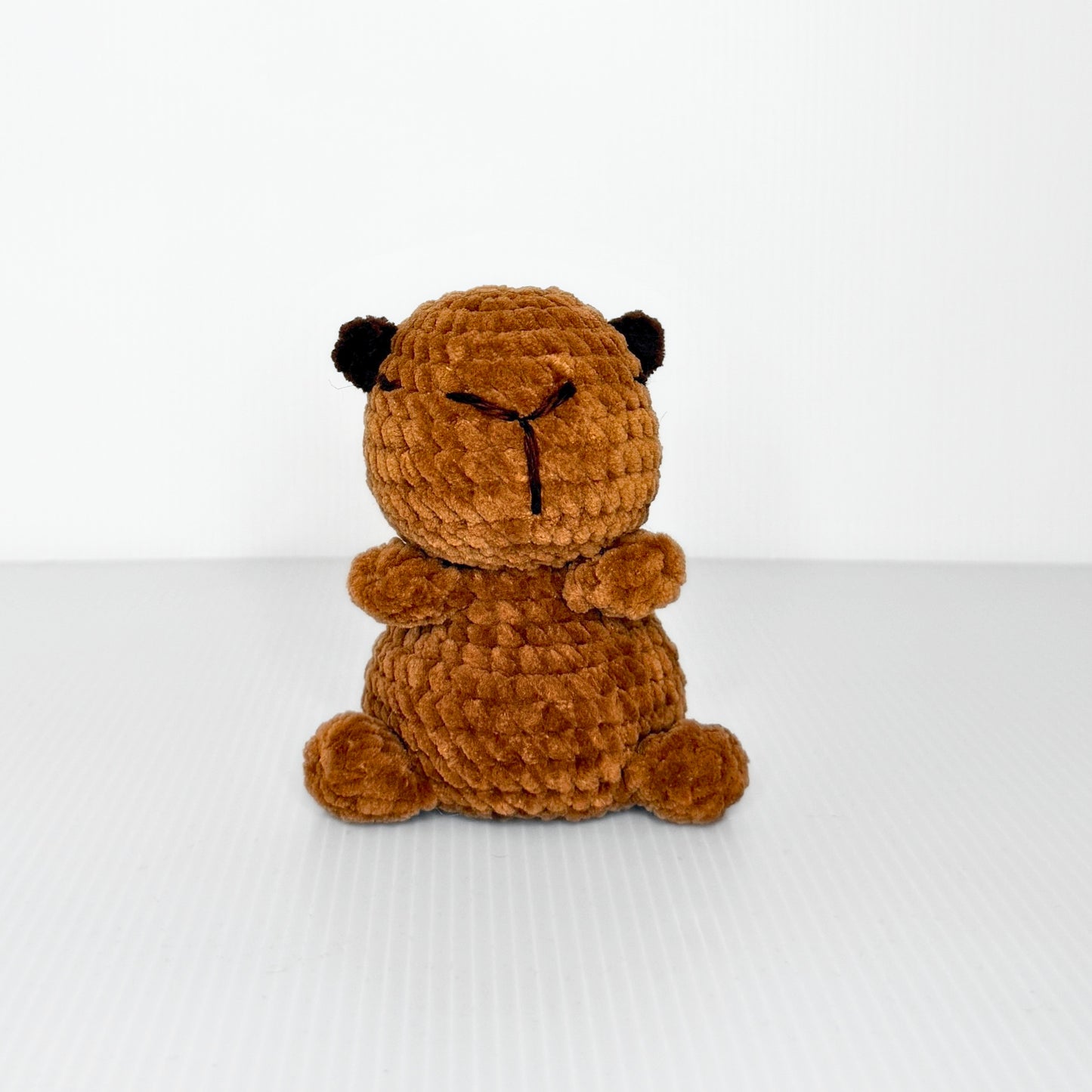 Cooper the Capybara — Weighted Crochet Plush - pursuitofcraftyness