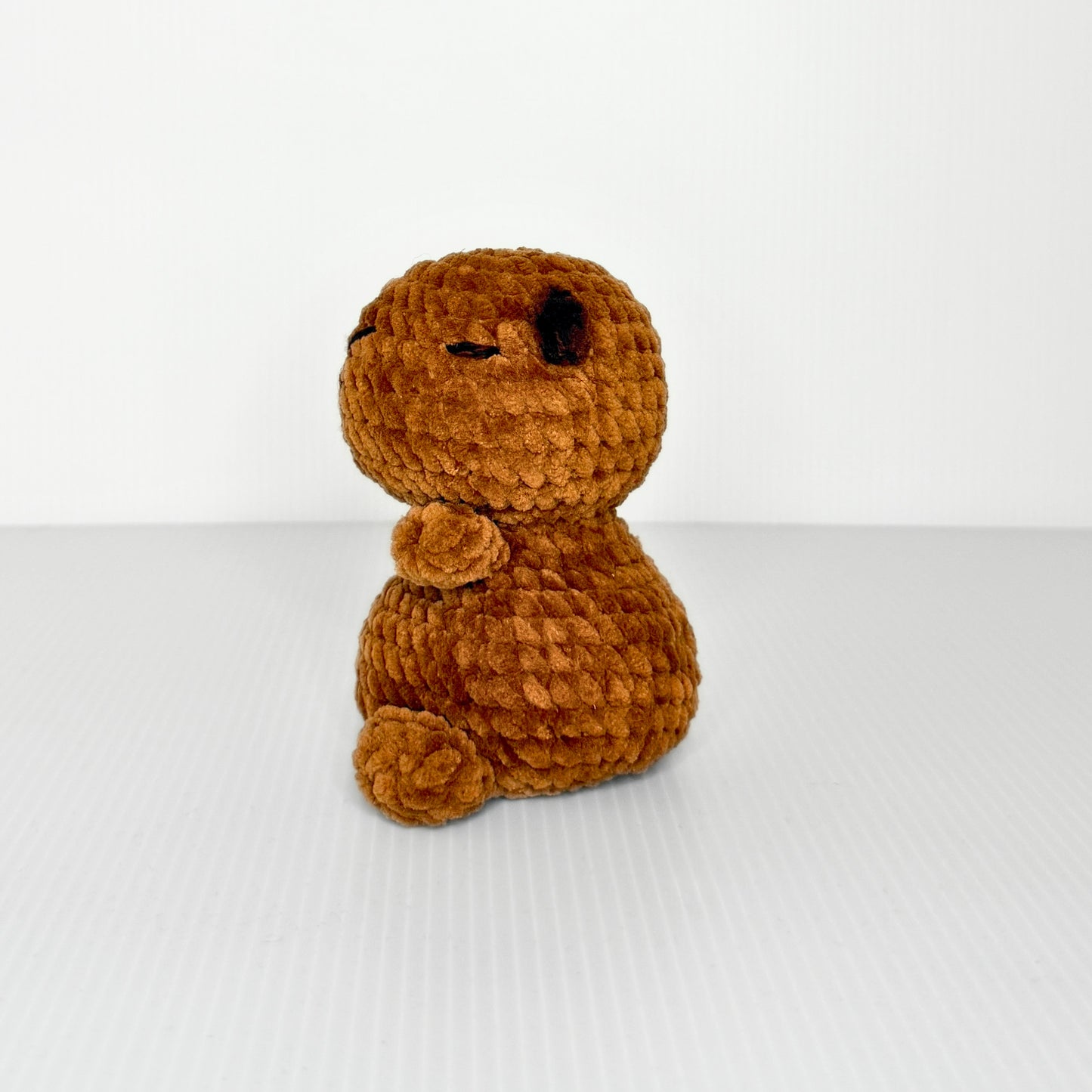 Cooper the Capybara — Weighted Crochet Plush - pursuitofcraftyness