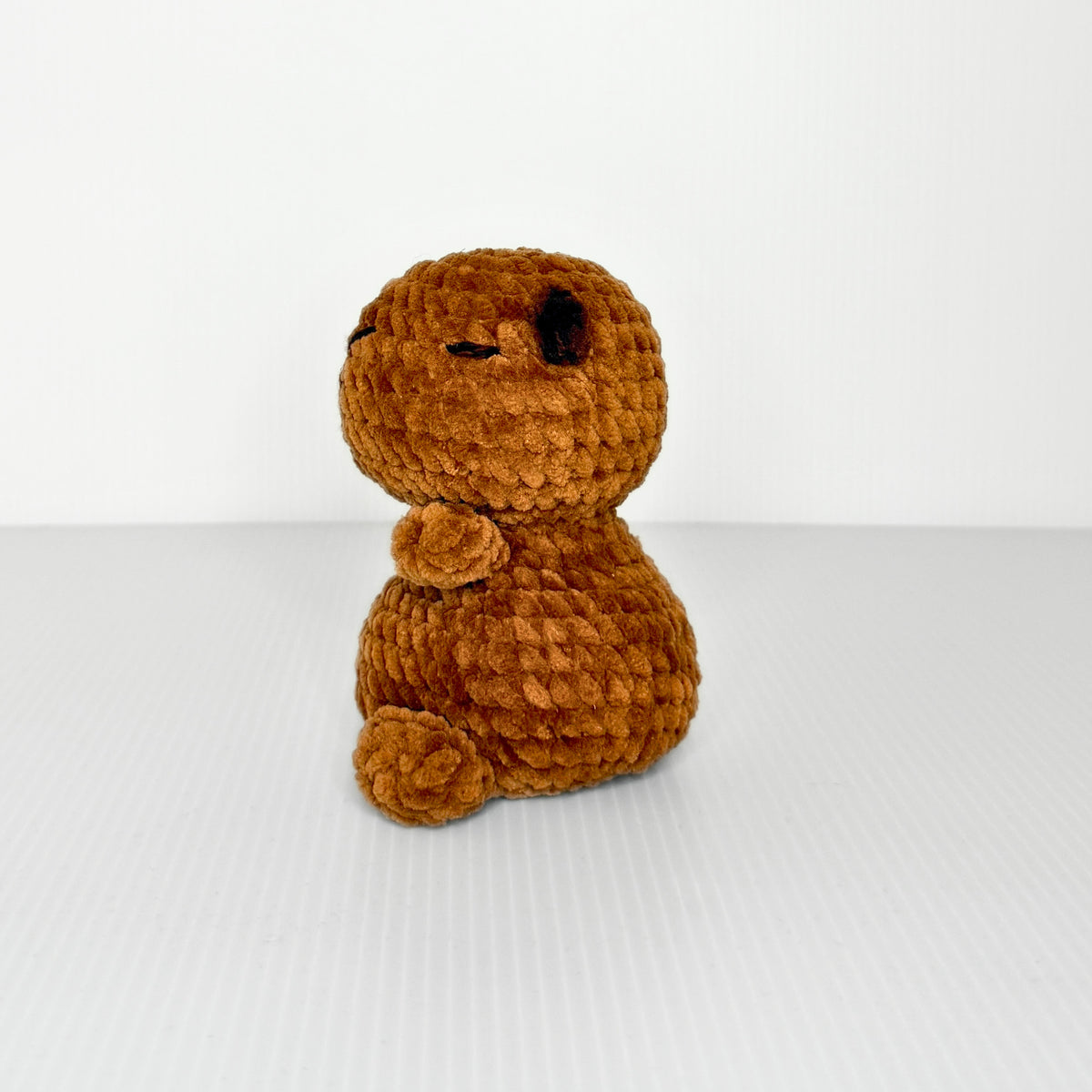 Cooper the Capybara — Weighted Crochet Plush - pursuitofcraftyness