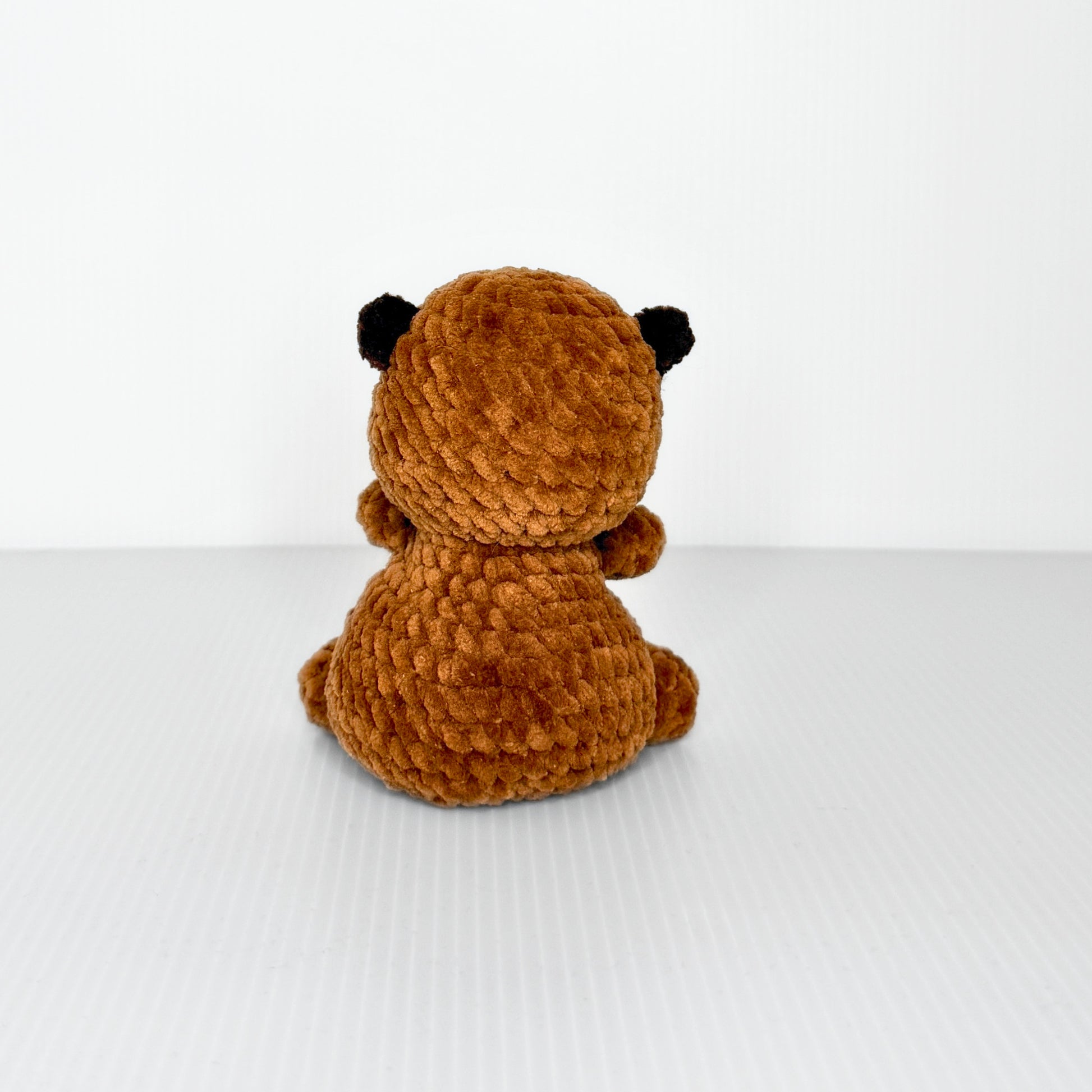 Cooper the Capybara — Weighted Crochet Plush - pursuitofcraftyness