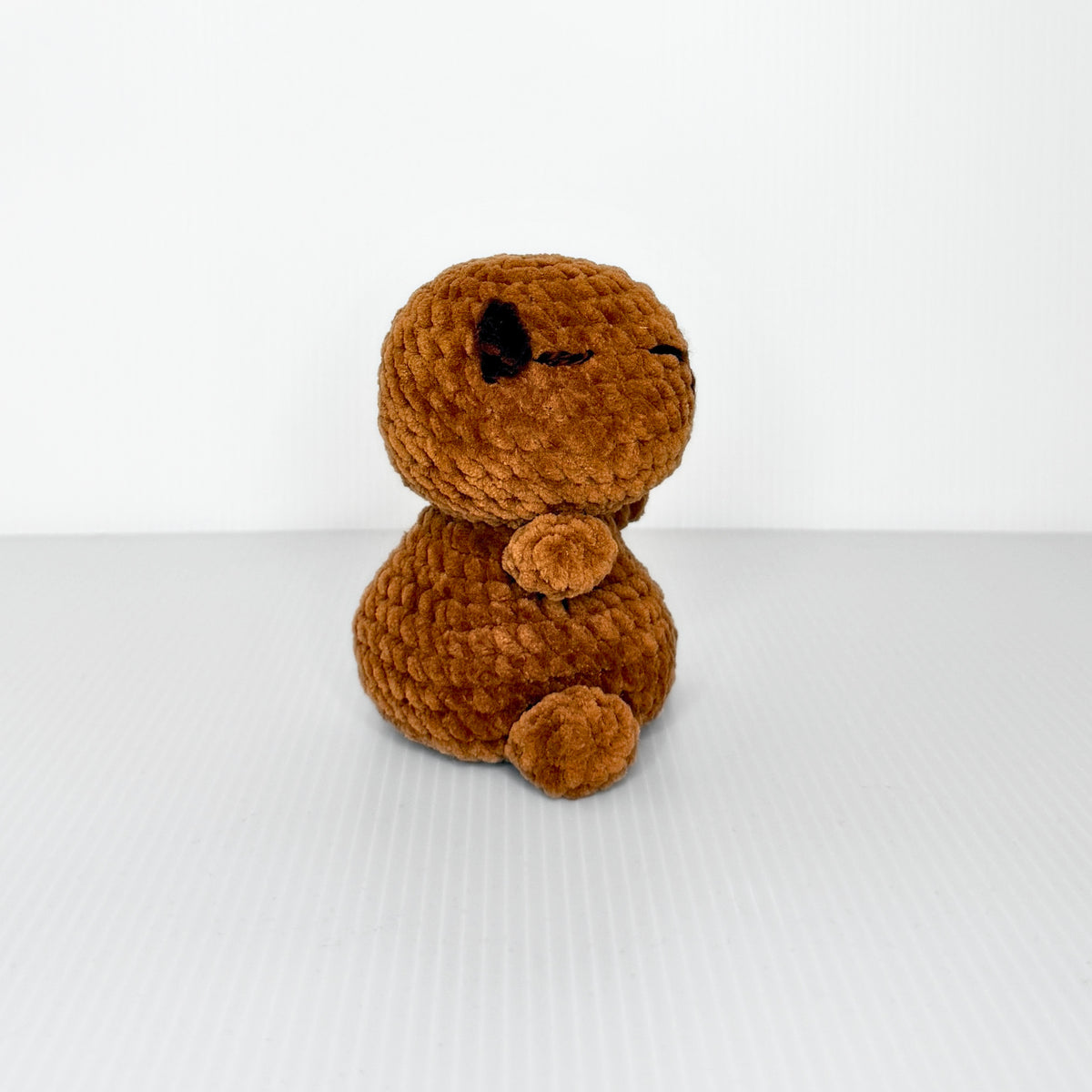 Cooper the Capybara — Weighted Crochet Plush - pursuitofcraftyness