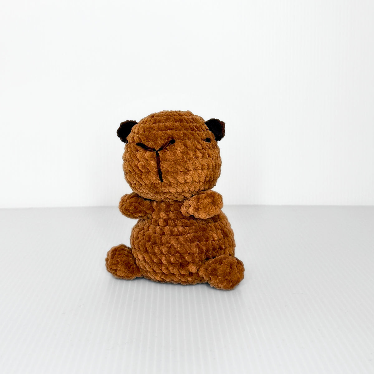 Cooper the Capybara — Weighted Crochet Plush - pursuitofcraftyness