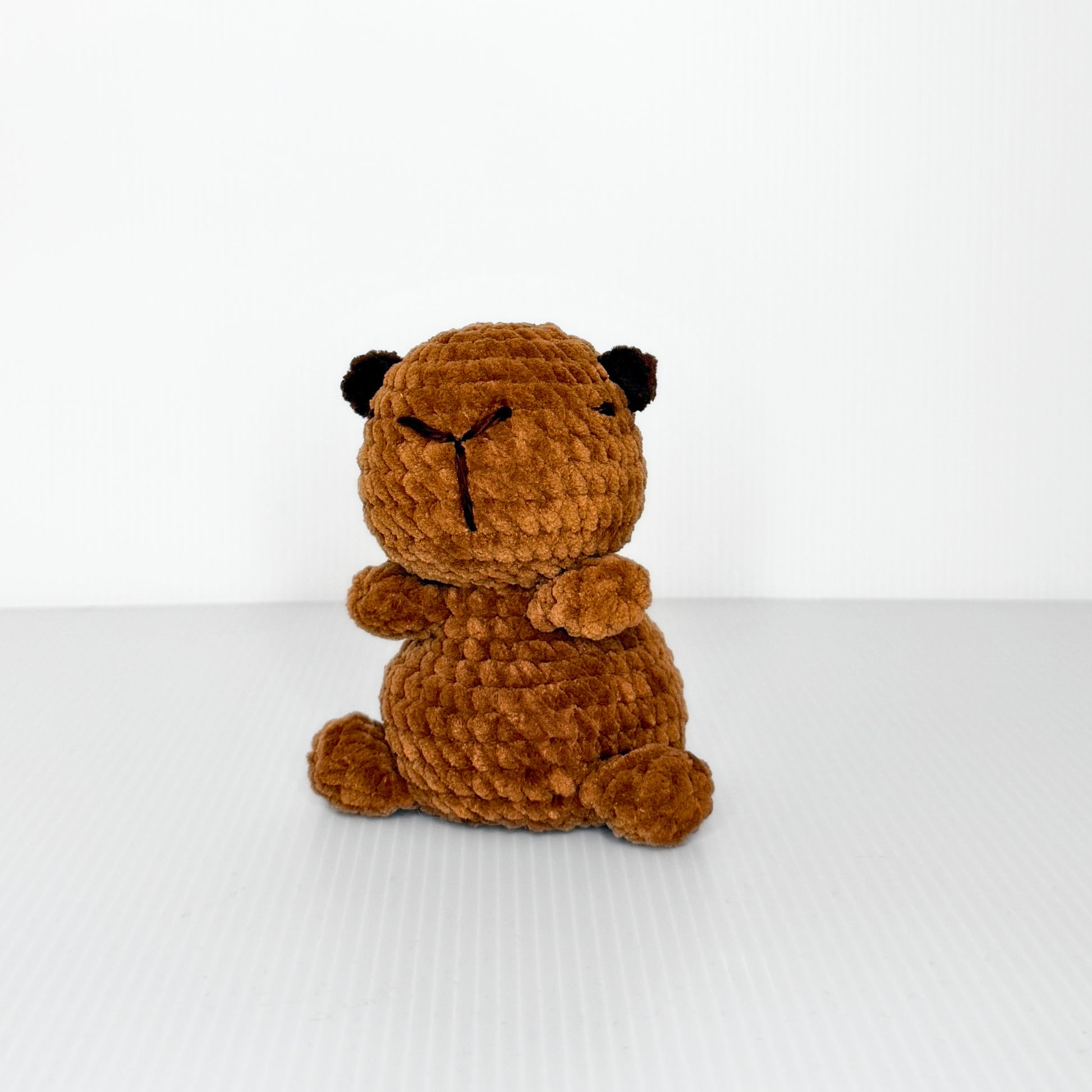 Cooper the Capybara — Weighted Crochet Plush - pursuitofcraftyness