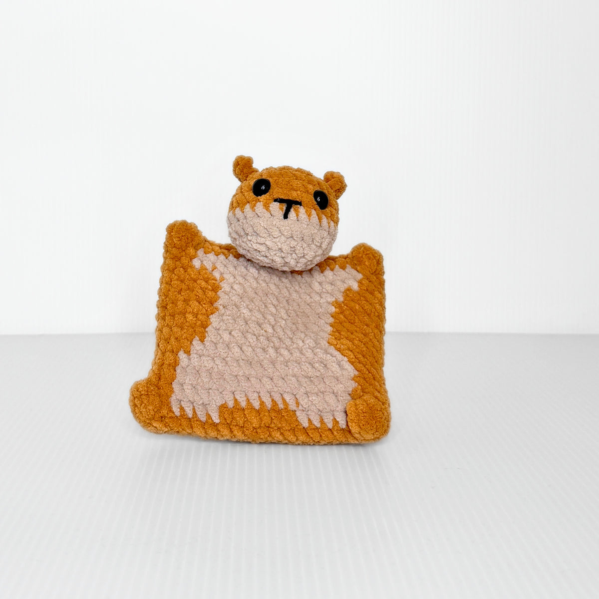 Flying Squirrel Plush — Handmade Crochet Stuffed Animal
