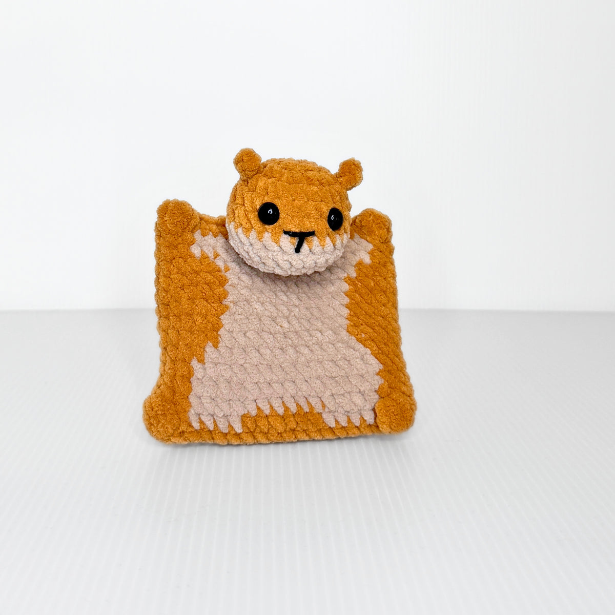 Flying Squirrel Plush — Handmade Crochet Stuffed Animal