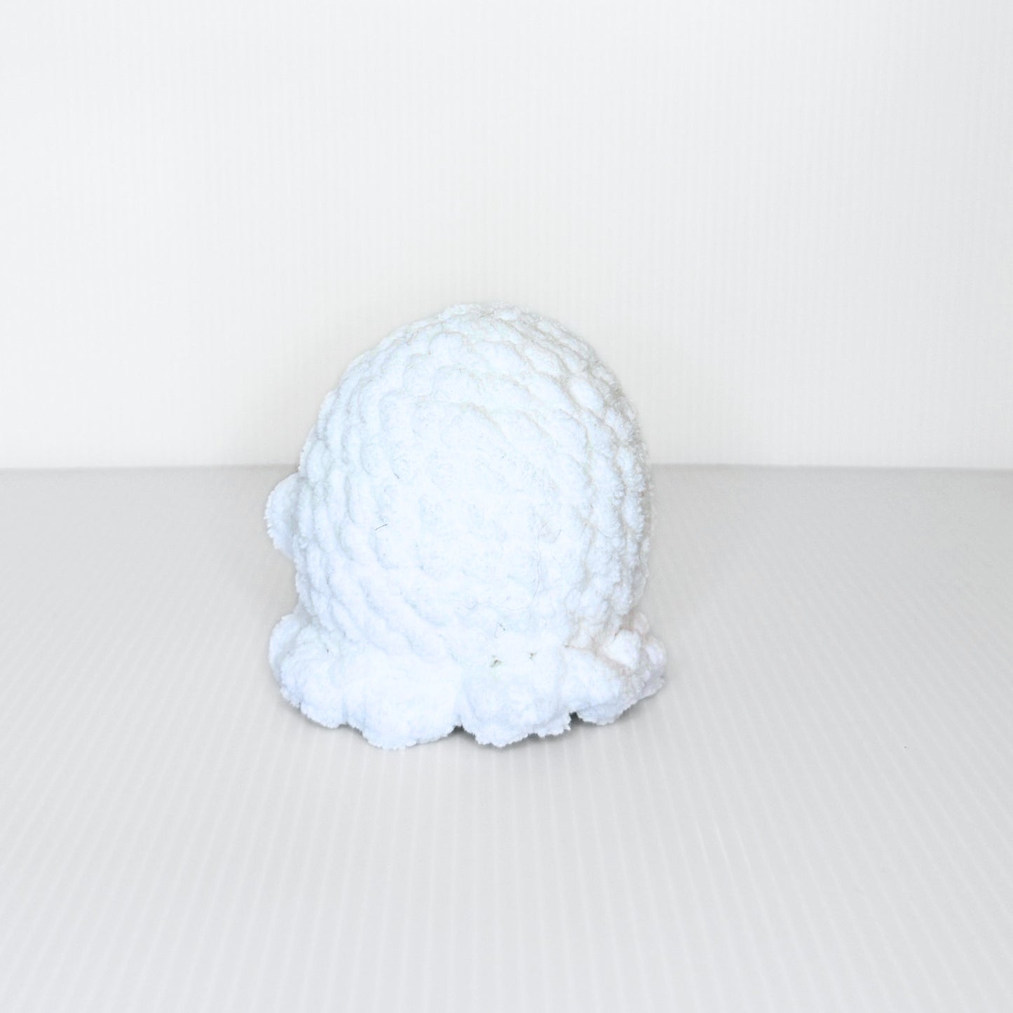 Mini White Ghost — Handmade Crochet Halloween Plushie