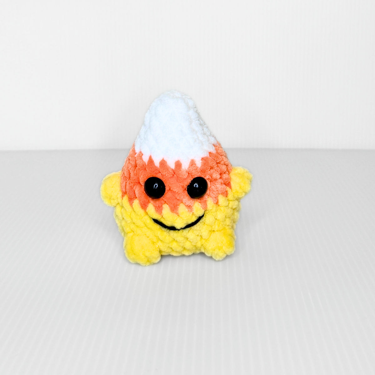 Mini Candy Corn — Handmade Crochet Halloween Plushie