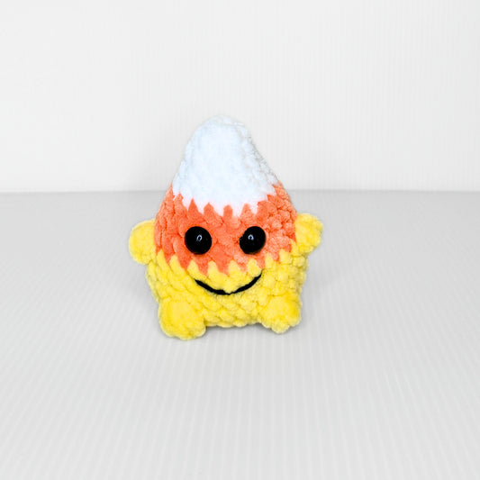 Mini Candy Corn — Handmade Crochet Halloween Plushie