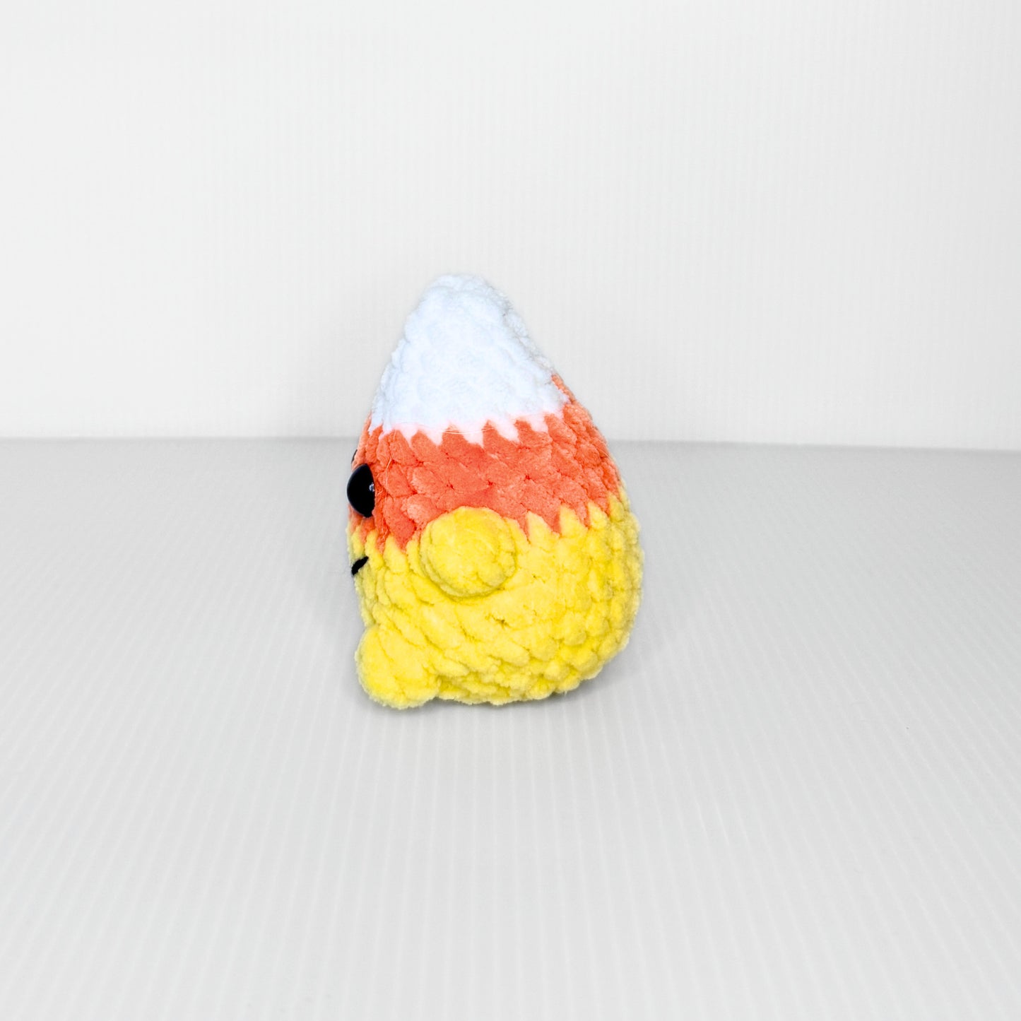 Mini Candy Corn — Handmade Crochet Halloween Plushie