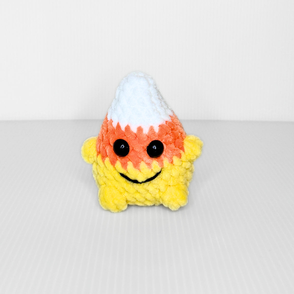 Mini Candy Corn — Handmade Crochet Halloween Plushie