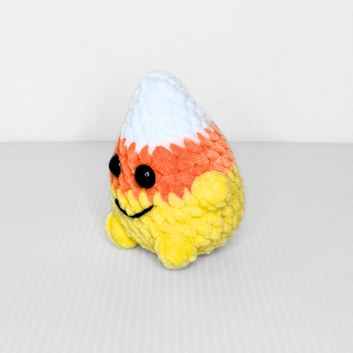 Mini Candy Corn — Handmade Crochet Halloween Plushie