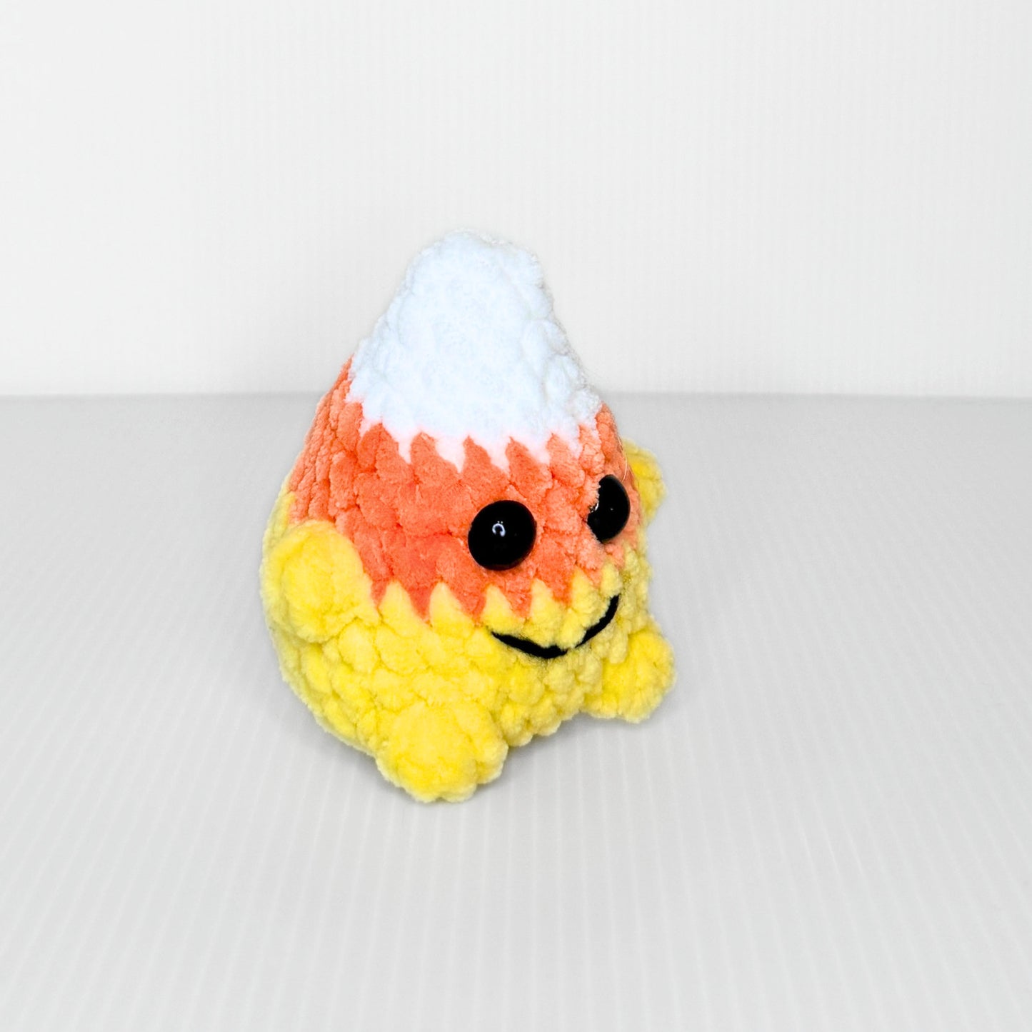 Mini Candy Corn — Handmade Crochet Halloween Plushie