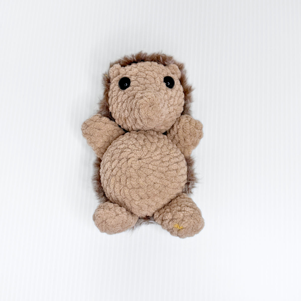 Henry the Hedgehog — Handmade Faux Fur Crochet Plushie