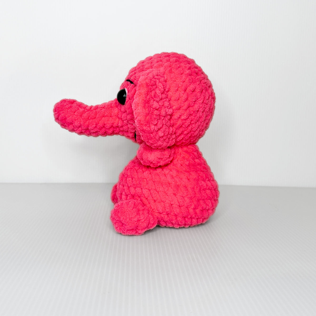 Elie the Elephant — Handmade Crochet Plushie