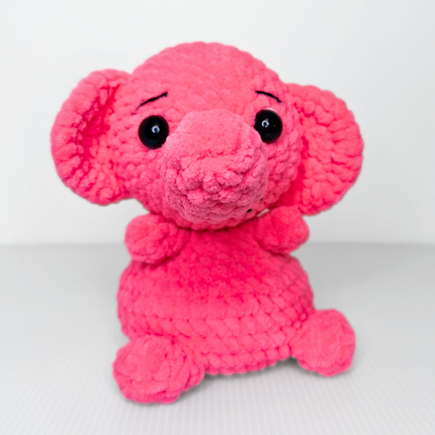 Elie the Elephant — Handmade Crochet Plushie