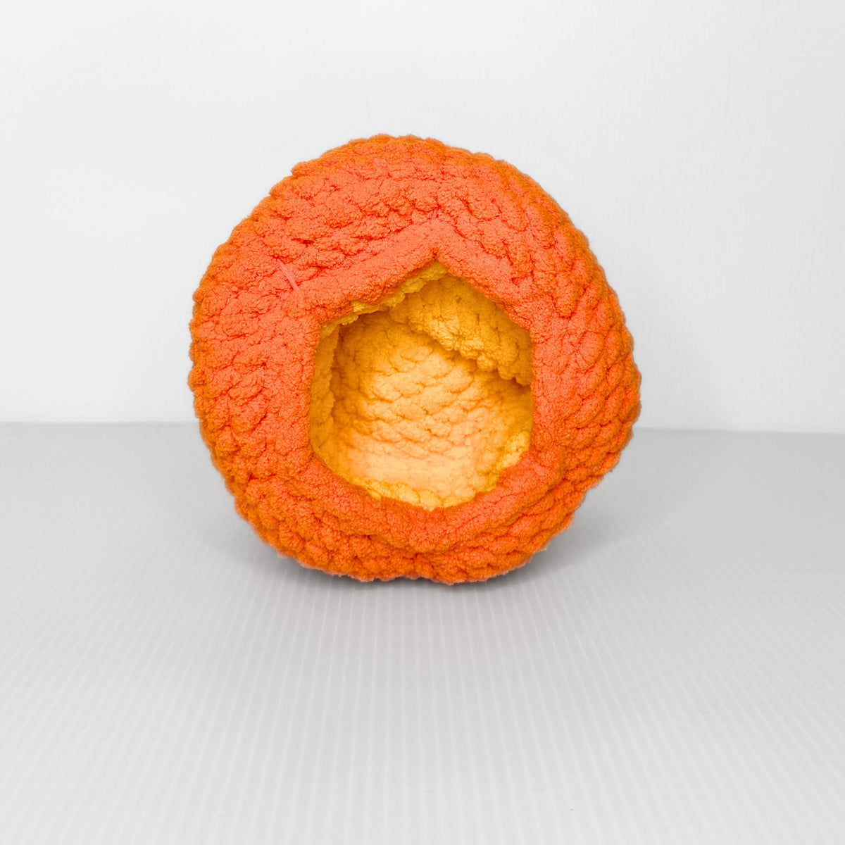 Stacking Pumpkins with Witch Hat — Handmade Crochet Halloween Decor