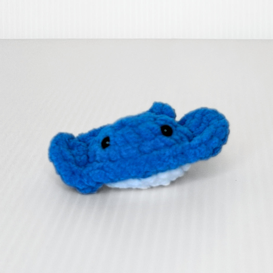 Stingray Magnet — Handmade Crochet Ocean Fridge Magnet