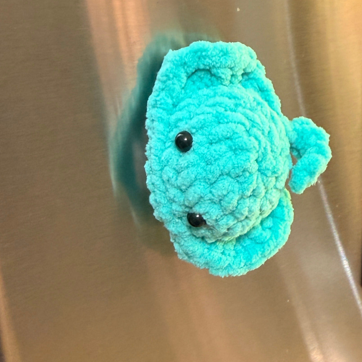 Stingray Magnet — Handmade Crochet Ocean Fridge Magnet