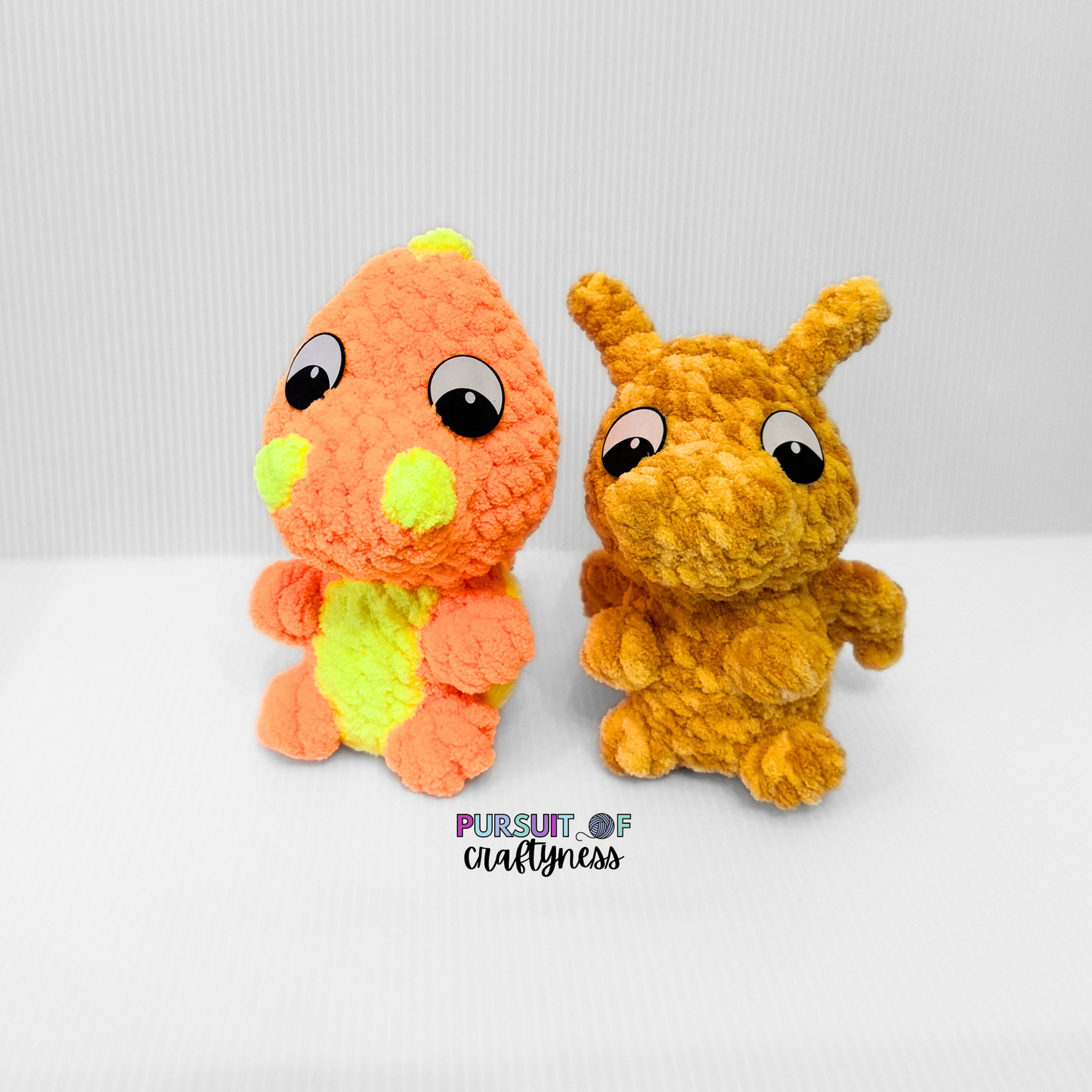 Mythical Creatures — Handmade Crochet Dragon Dinosaur Plushie