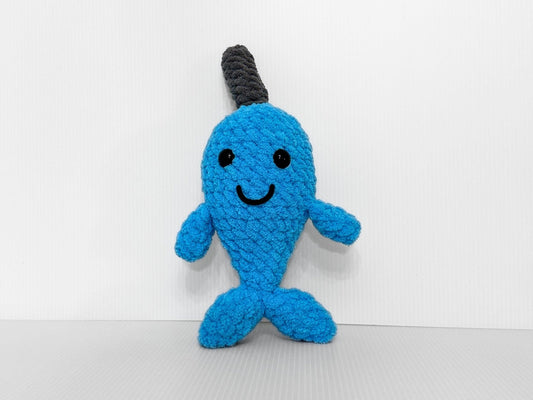 Adorable Crochet Narwhal Doll from Elf Movie - Holiday Décor & Gift for All Ages - pursuitofcraftyness