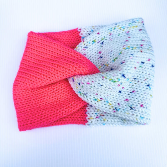 Bright Multicolor Winter Headband - Fashionable and Warm Ear Warmer for Adults - pursuitofcraftyness