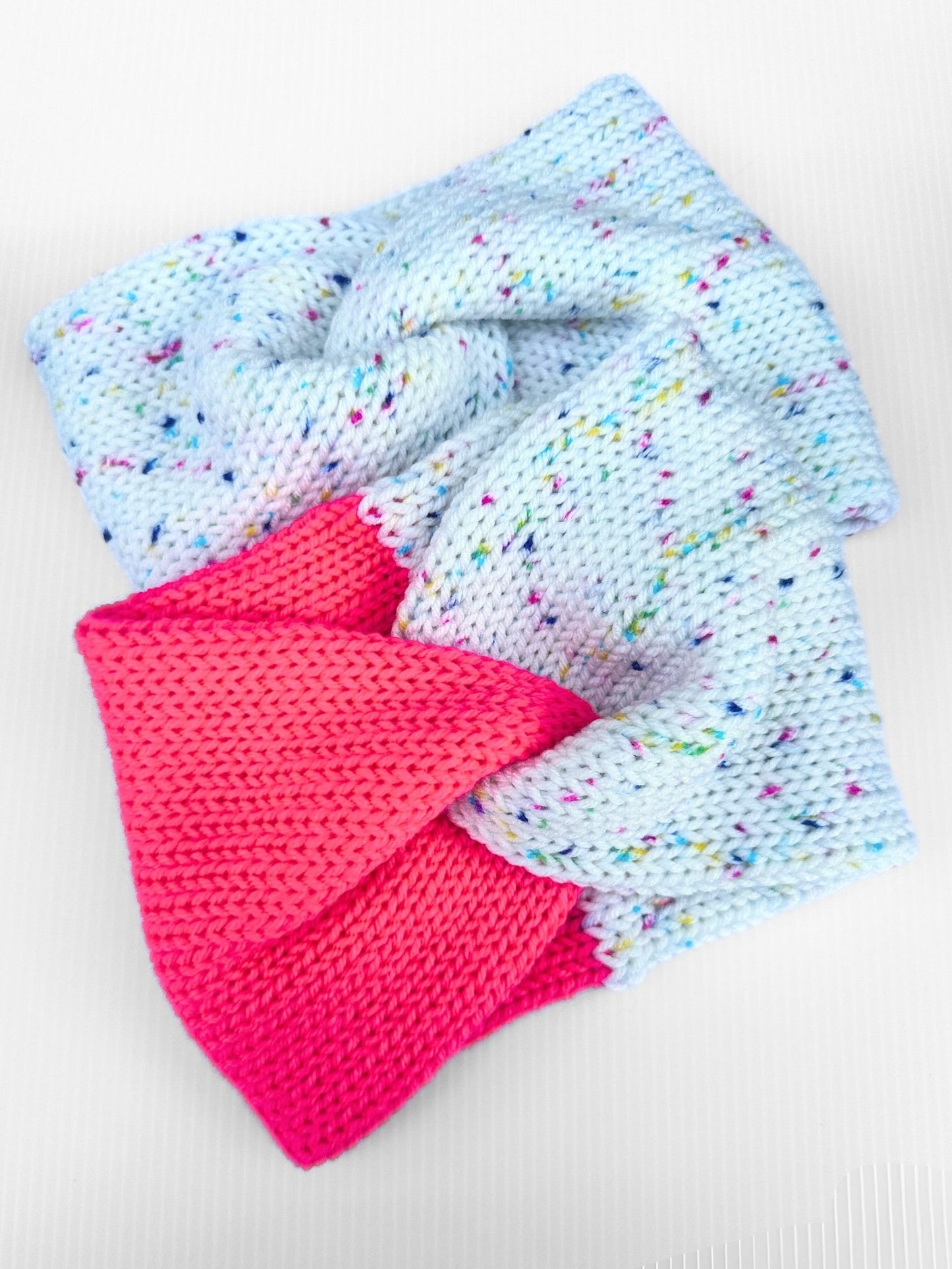 Bright Multicolor Winter Headband - Fashionable and Warm Ear Warmer for Adults - pursuitofcraftyness