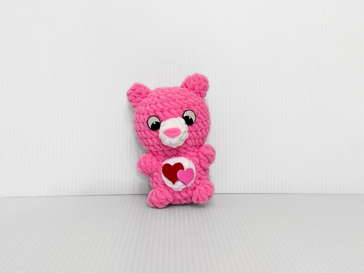 Charming Mini Rainbow Bear Keychains | Crochet Collectible Bag Charms - pursuitofcraftyness