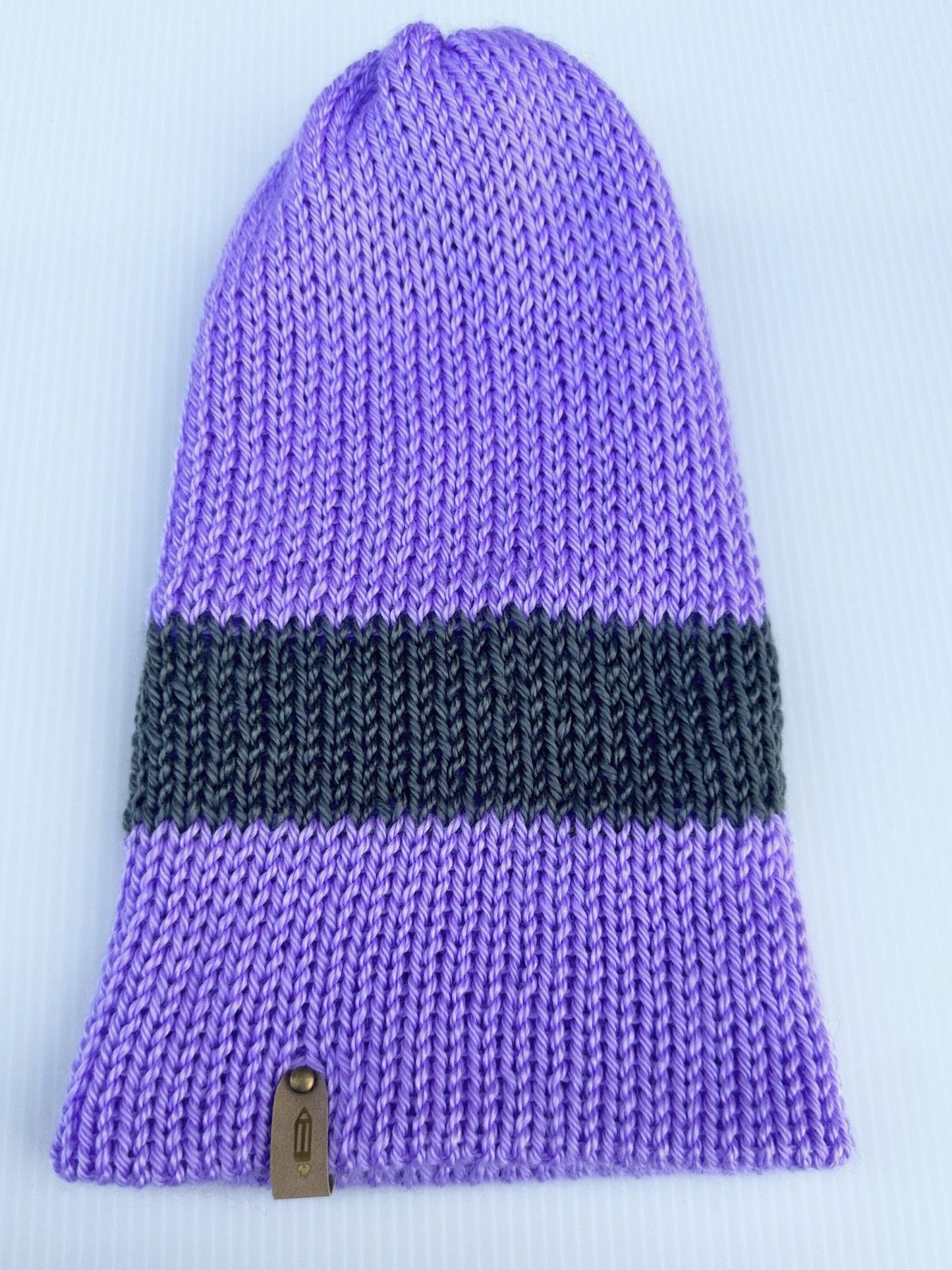Chunky Knit Beanie: Multi - Colored Acrylic Winter Hat - pursuitofcraftyness