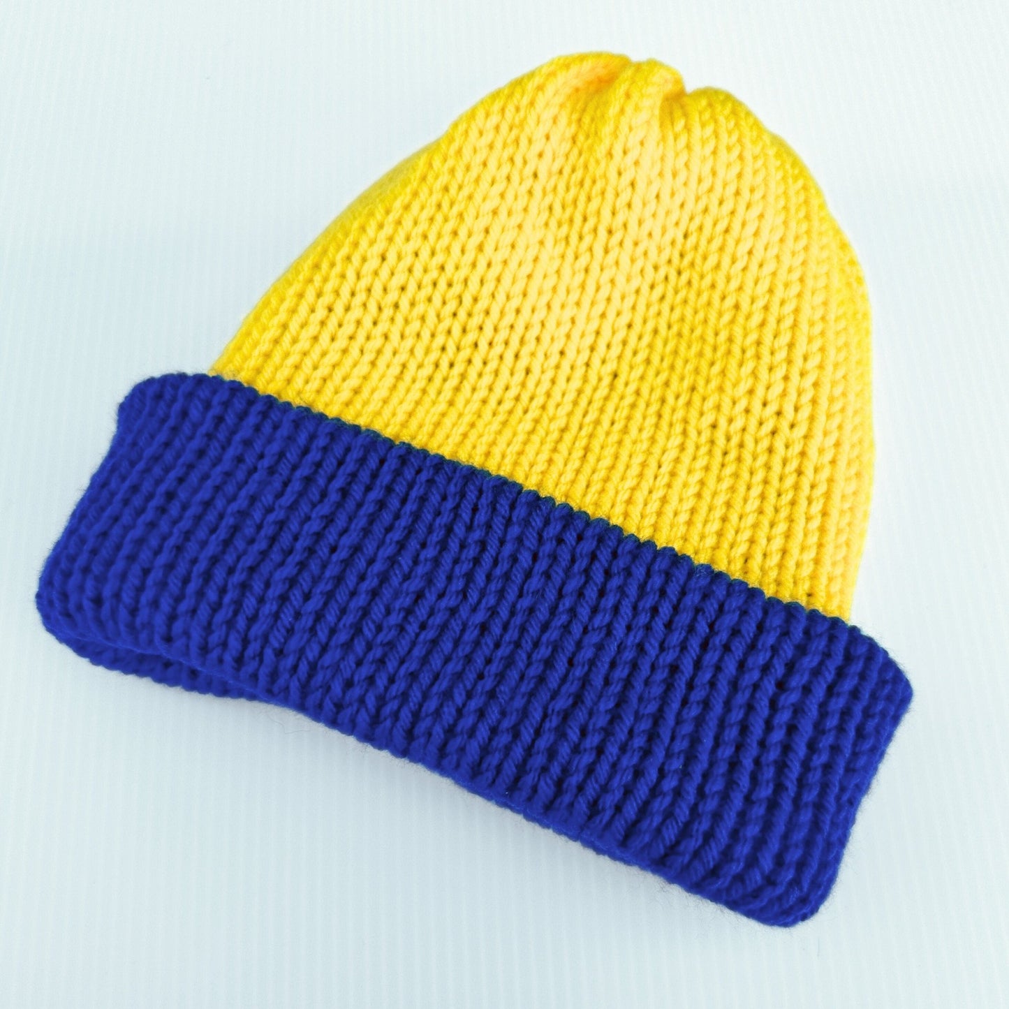 Chunky Knit Beanie: Multi - Colored Acrylic Winter Hat - pursuitofcraftyness