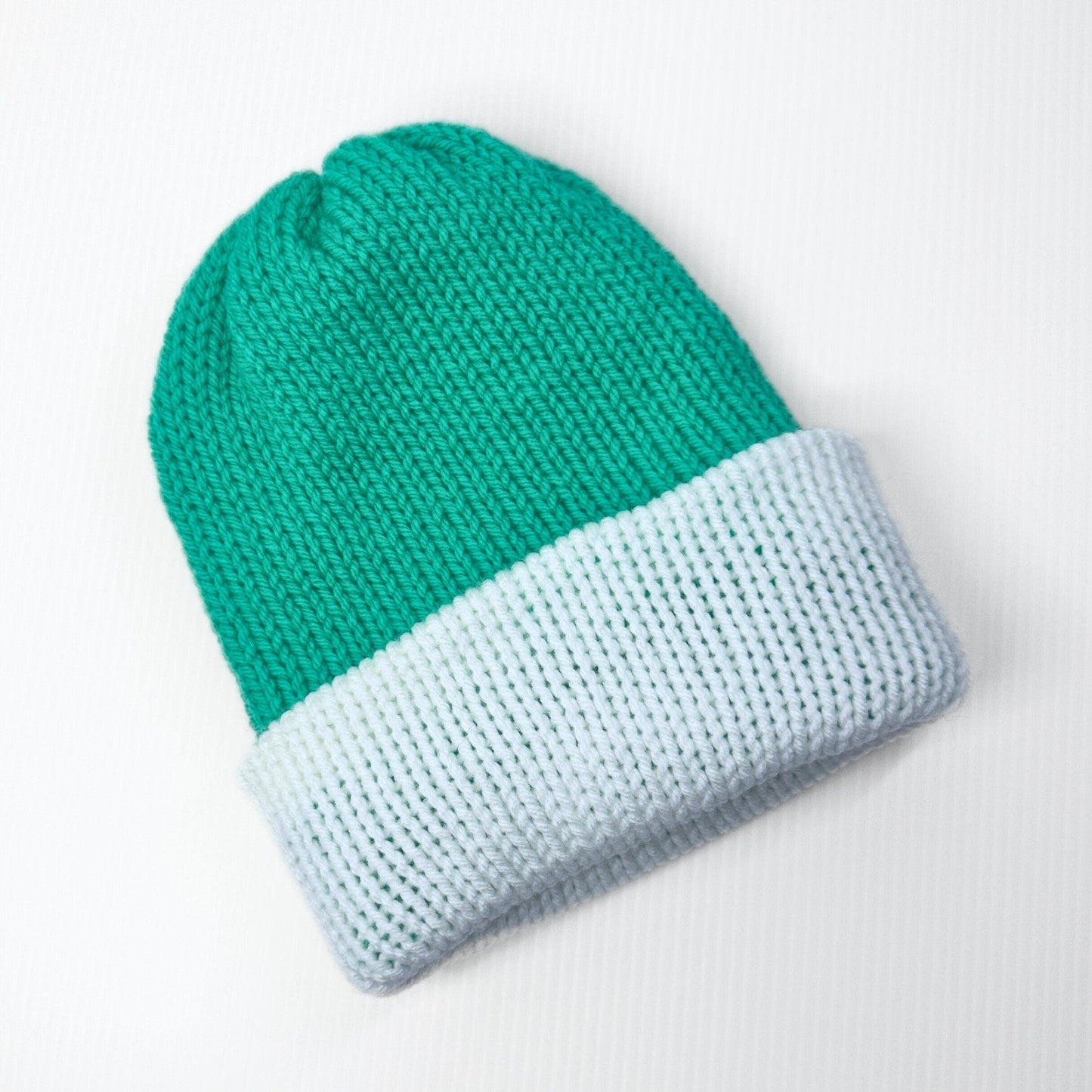 Chunky Knit Beanie: Multi - Colored Acrylic Winter Hat - pursuitofcraftyness