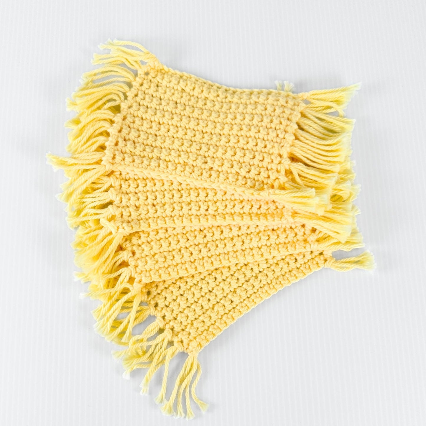 Crochet Cotton Mug Rugs with Tassels: Handmade Coaster Set - pursuitofcraftyness