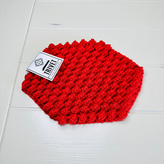 Crochet Cotton Trivet Set – Handmade Mug Rugs with Tassels - pursuitofcraftyness