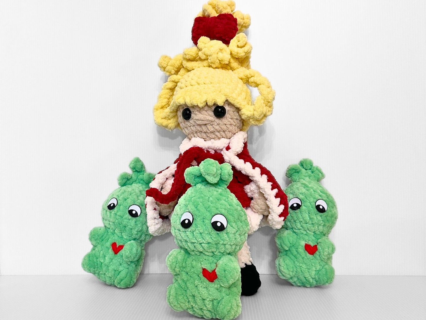 Crochet Mini Mean Guy – Handmade Christmas - Inspired Fun Toy - pursuitofcraftyness