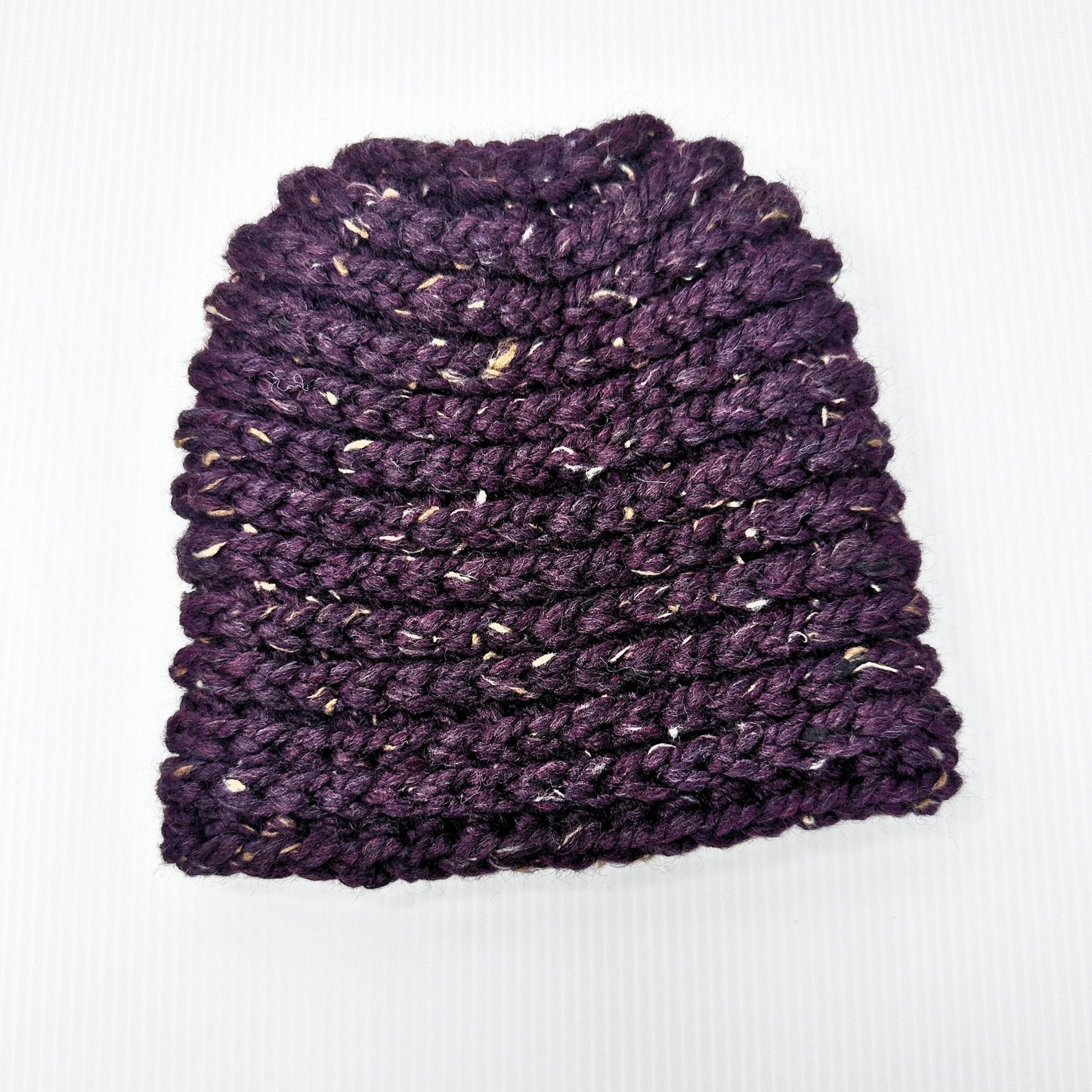 Crochet Ponytail Beanie: Acrylic Wool Blend, Machine Washable - pursuitofcraftyness