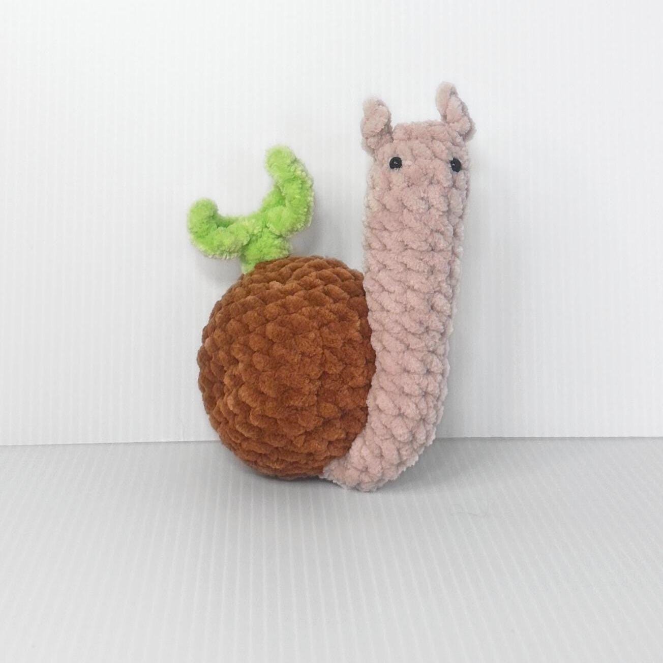 Crochet Veggie Snail Plushie Set: Adorable Vegetable Collection - pursuitofcraftyness