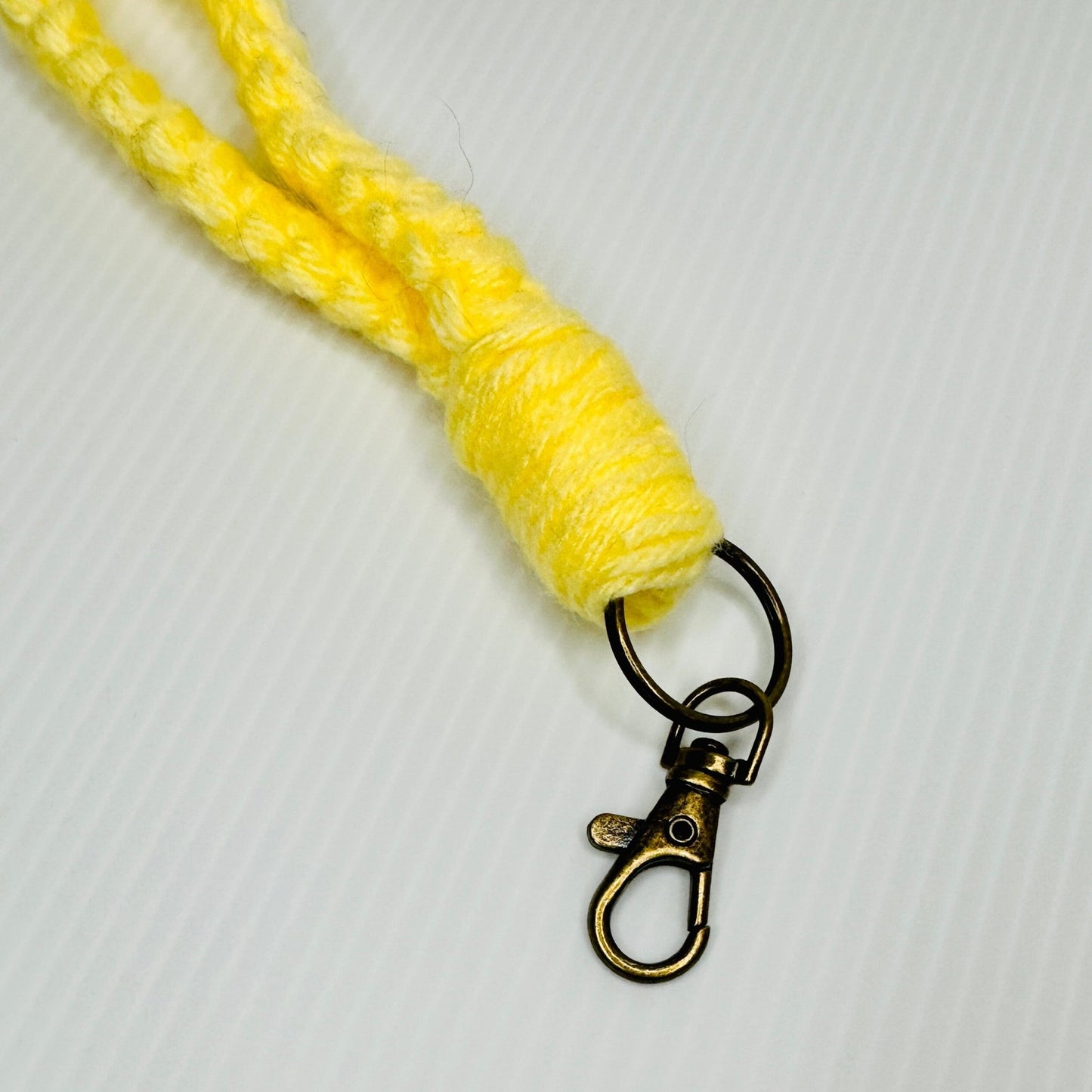 Crochet Wristlet Keychain: Handmade Acrylic Fashion Accessory - pursuitofcraftyness