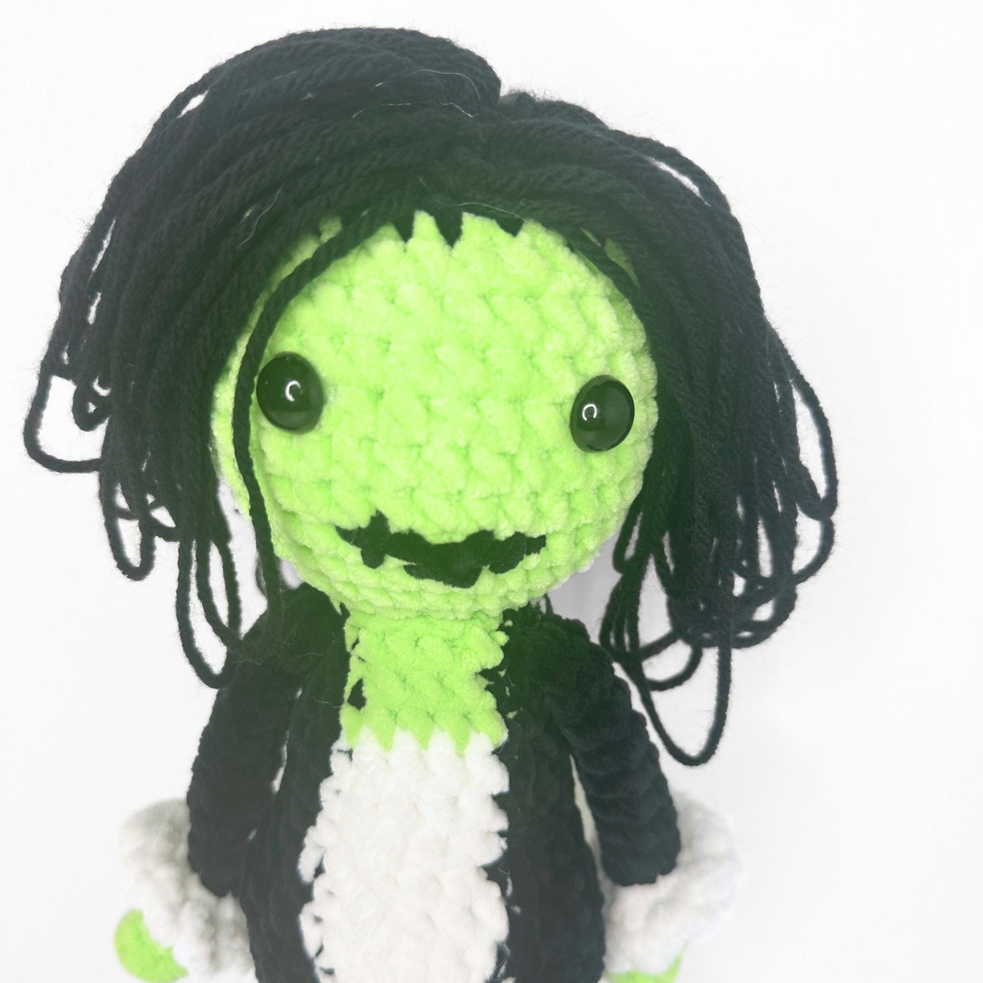 Crochet Zombie Doll – Handmade Zombie Plushie - Inspired Collectible - pursuitofcraftyness