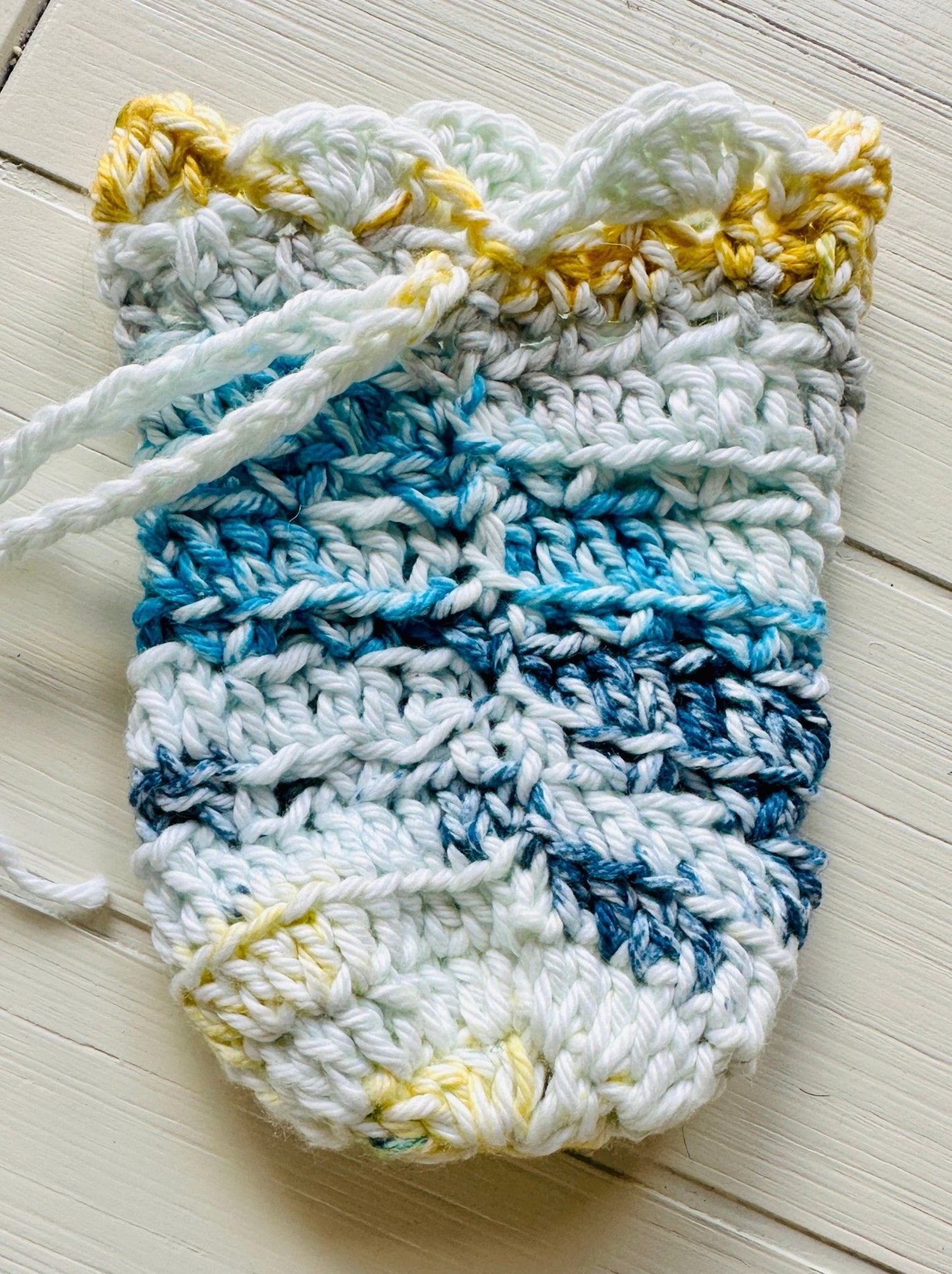 Handcrafted Crochet Cotton Soap Saver - Ecofriendly and Reusable Spa Set Accessory - pursuitofcraftyness