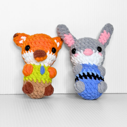 Handmade Brave Little Officers Crochet Collection — Kawaii Animal in Uniform, Choose Your Character - pursuitofcraftyness