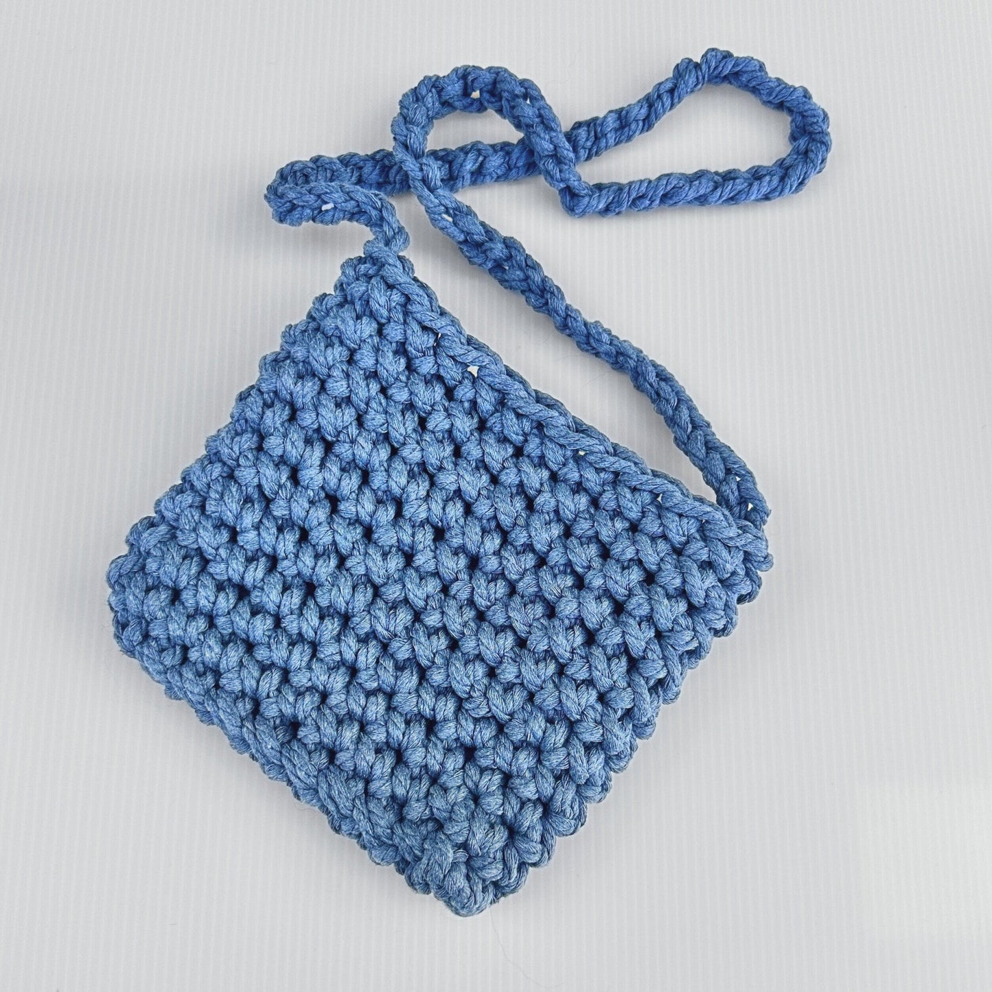 Handmade Crochet Macrame Purse: Rope Shoulder Bag - pursuitofcraftyness