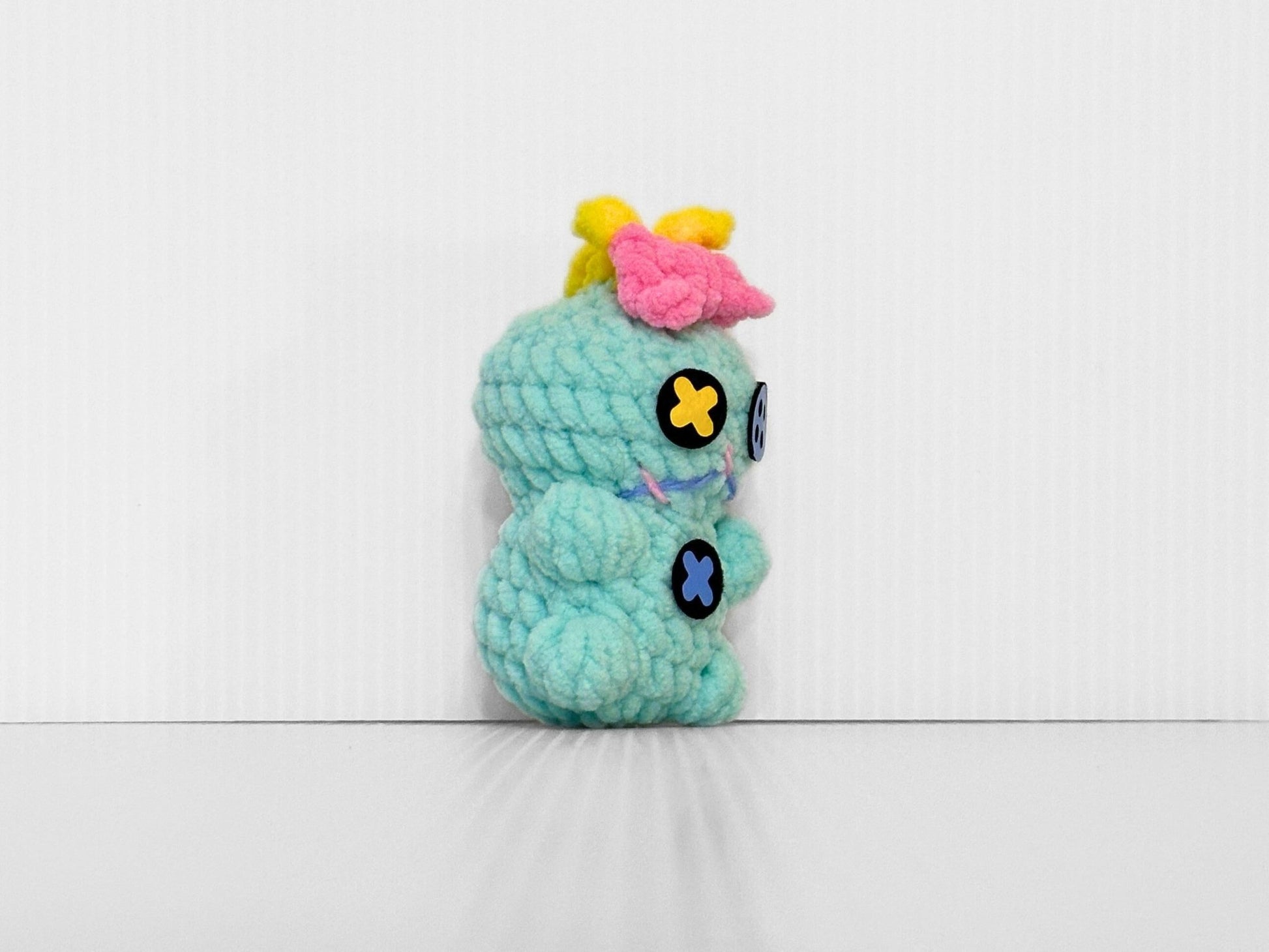 Handmade Crochet Scrump Bag Charm for Fans - pursuitofcraftyness