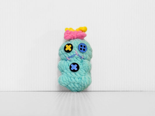 Handmade Crochet Scrump Bag Charm for Fans - pursuitofcraftyness
