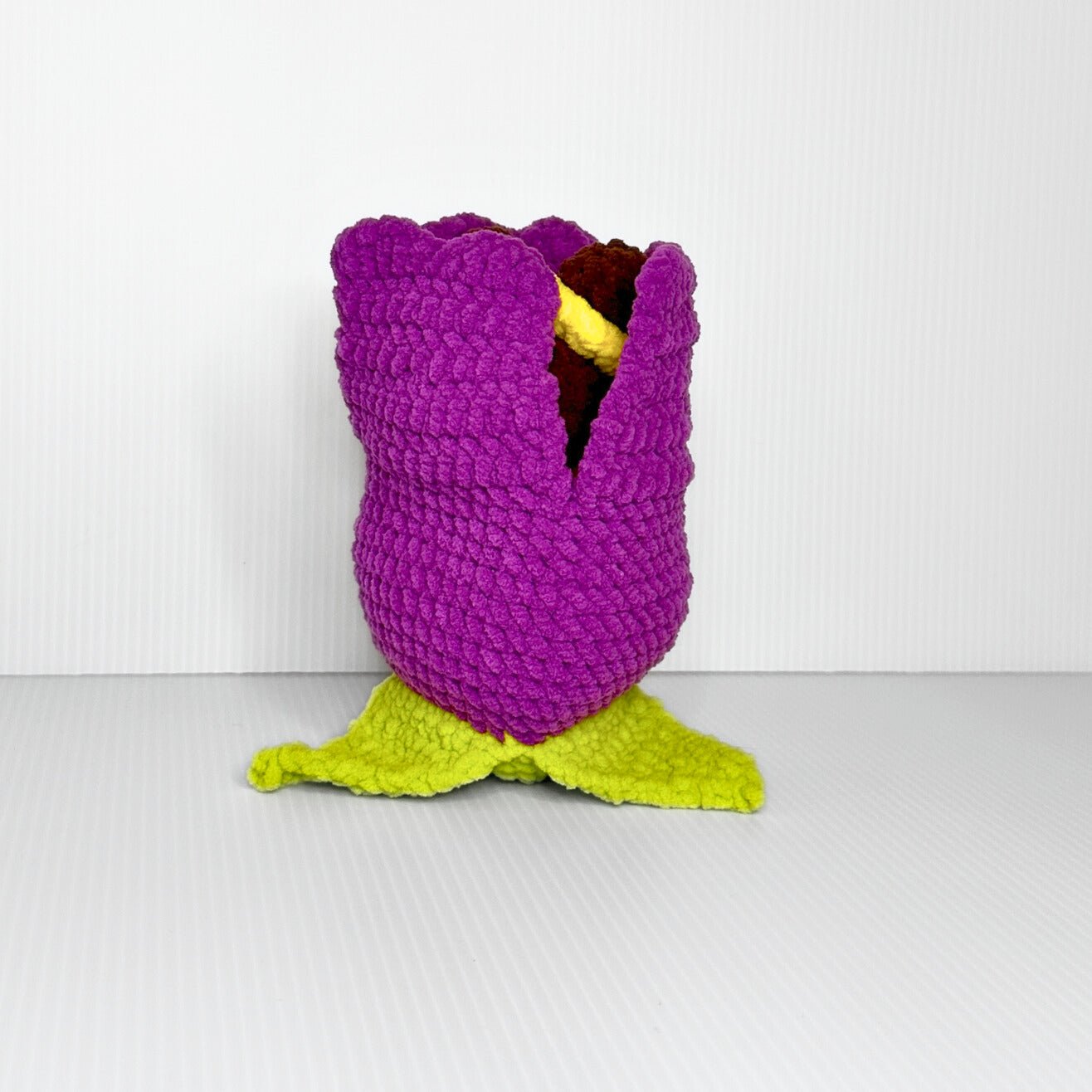 Handmade Flower Fairy in a Tulip Crochet Plush — Kawaii Fantasy Fairy Doll, Choose Your Fairy - pursuitofcraftyness