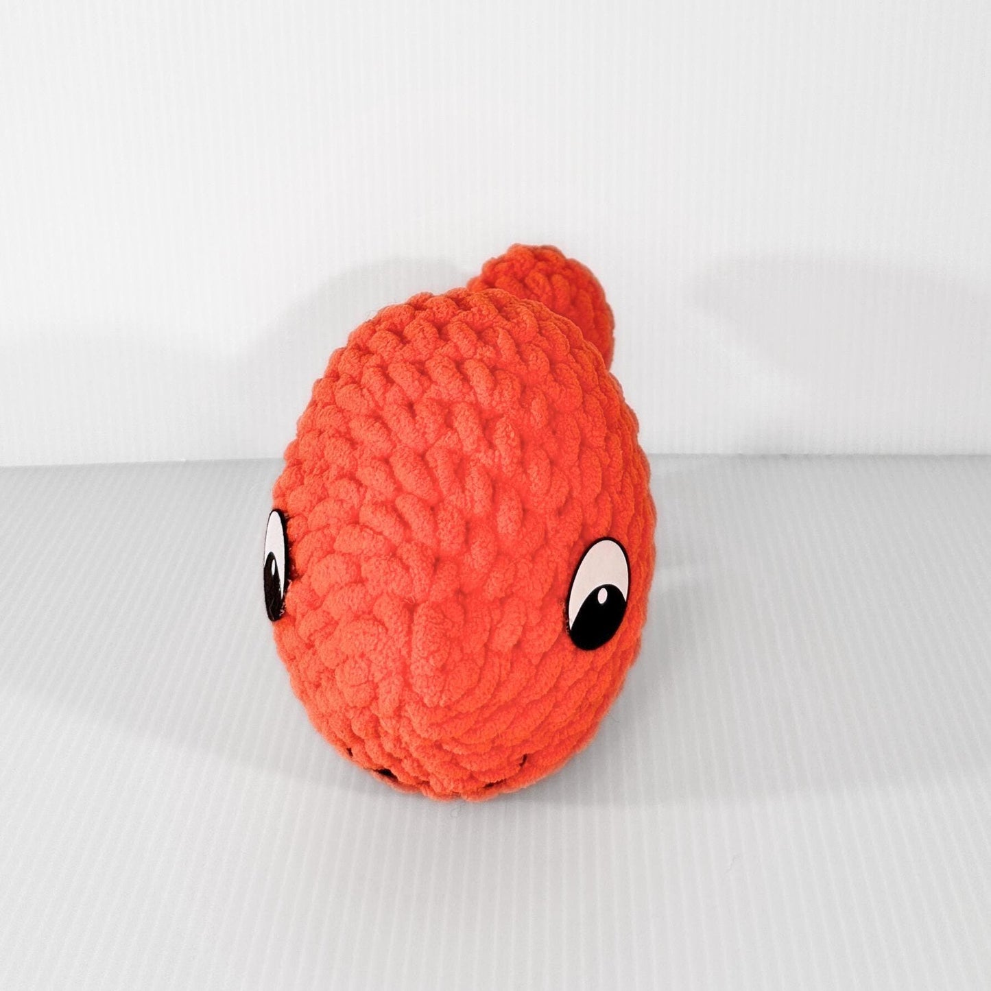 Handmade Goldfish Plush Toy - Adorable Kids Gift & Ocean Decor - pursuitofcraftyness