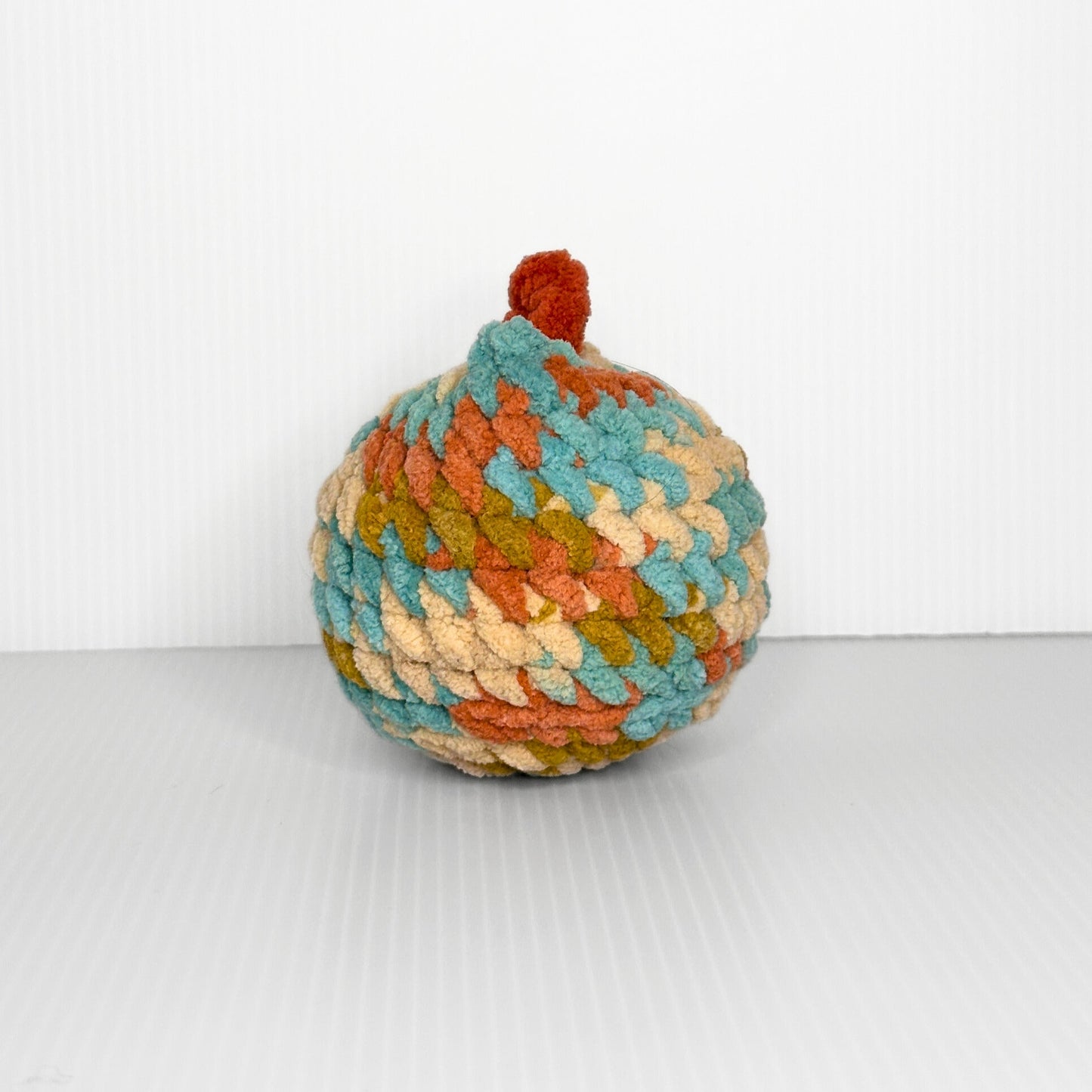 Handmade Hippie Chick Crochet Hen — Multicolor Chunky Yarn Stuffed Animal - pursuitofcraftyness